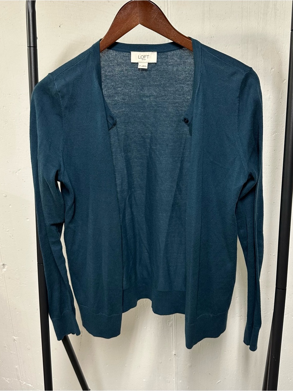 LOFT Teal Open-Front Women's Cardigan 🛵